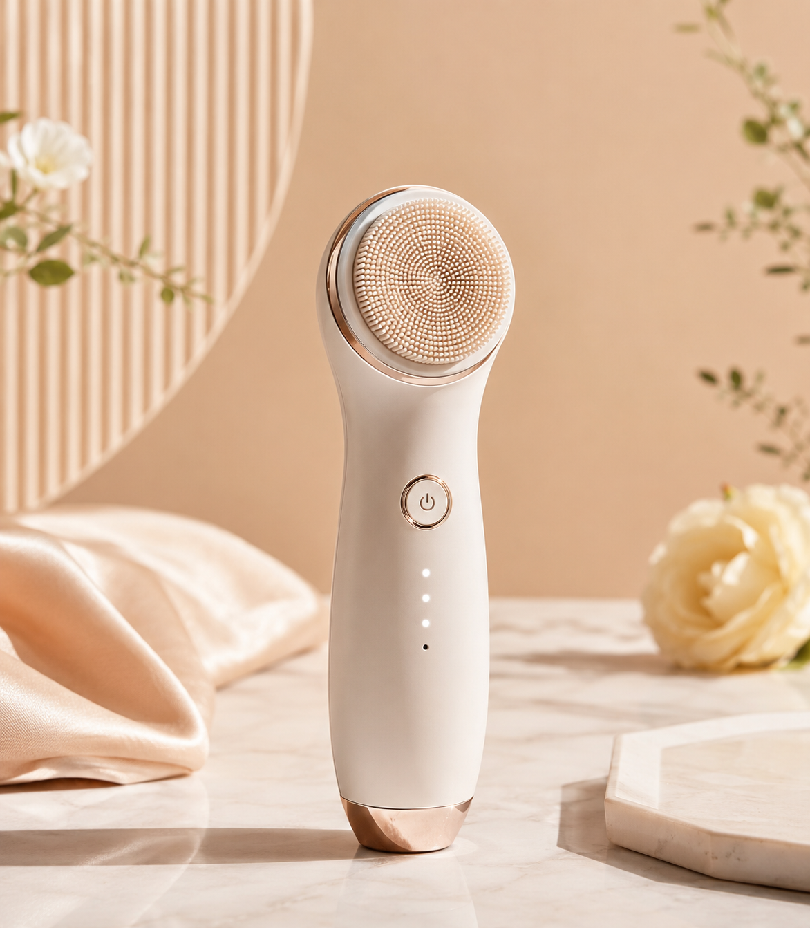 Electric Silicone Facial Cleansing Brush