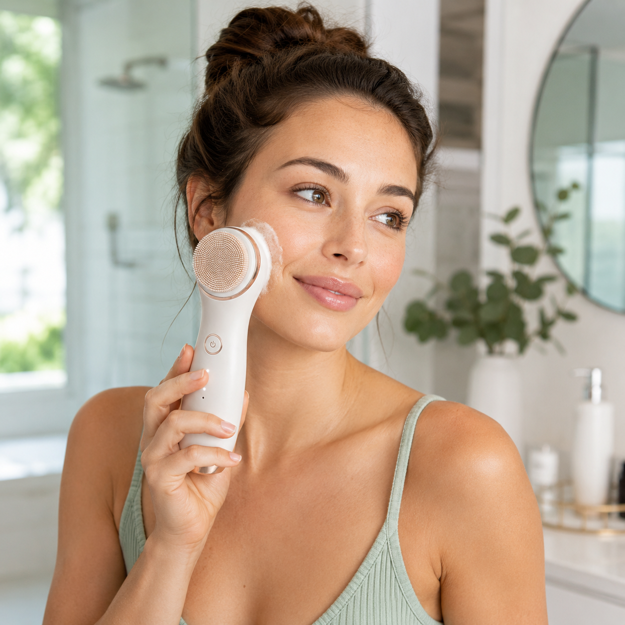 Electric Silicone Facial Cleansing Brush