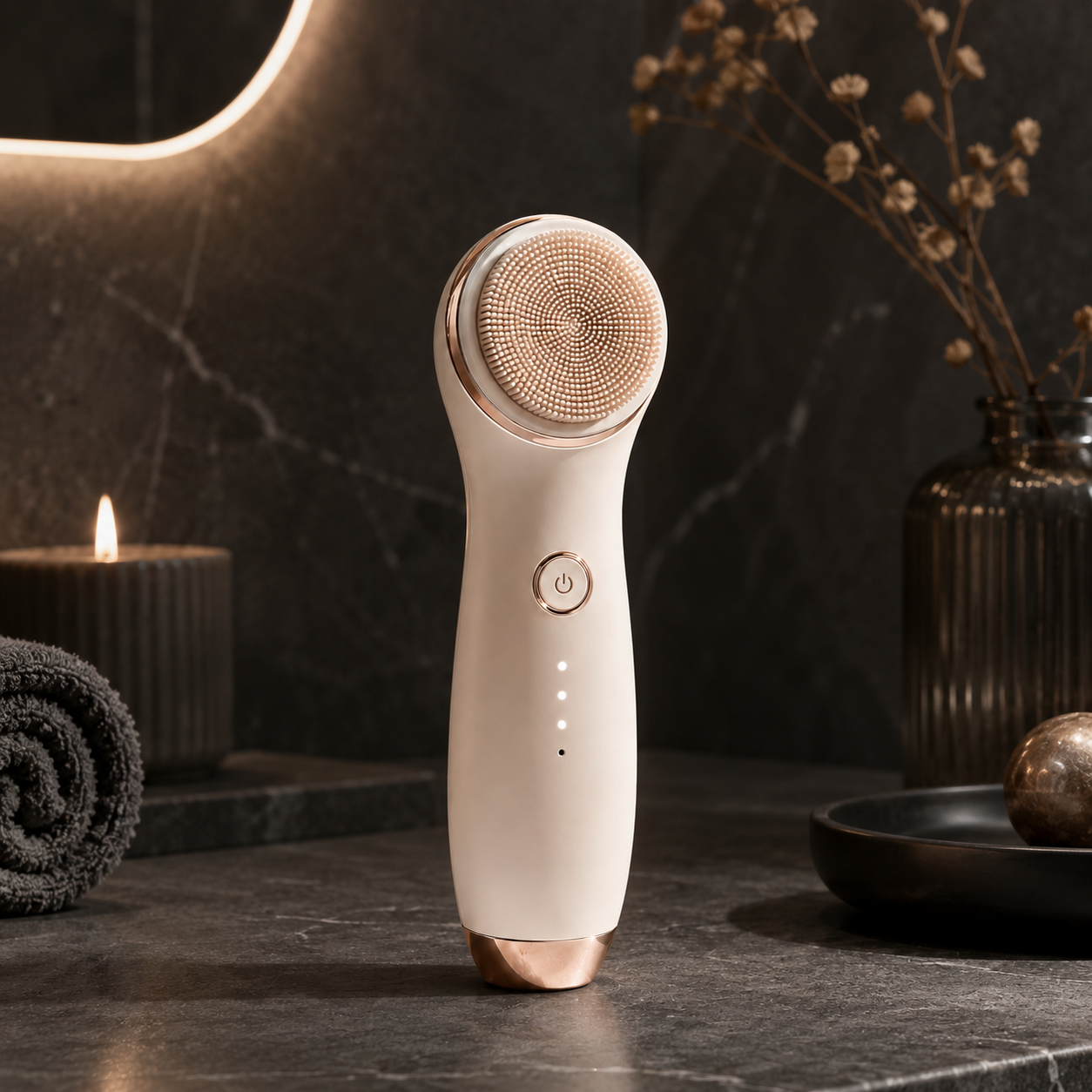 Electric Silicone Facial Cleansing Brush